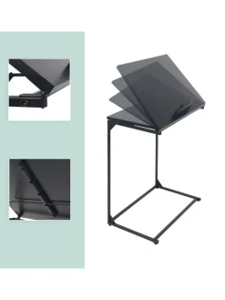 Beistelltisch in Schwarz - (B)55 x (H)66 x (T)35 cm