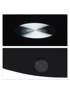 Beistelltisch in Schwarz - (H)53 x Ø 43 cm