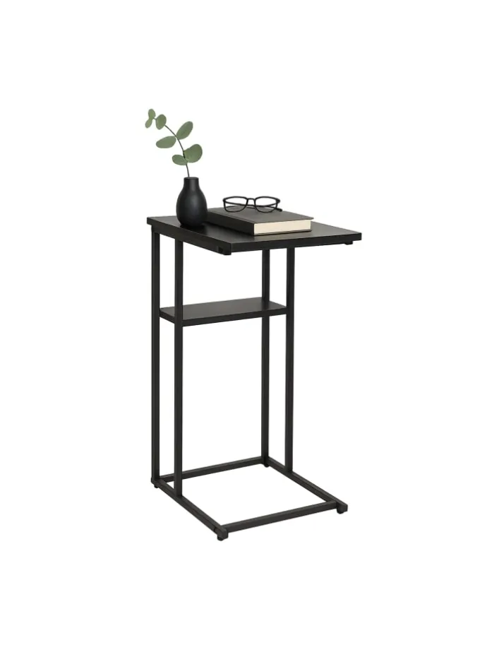 Beistelltisch in Schwarz - (B)40 x (H)60 x (T)30 cm