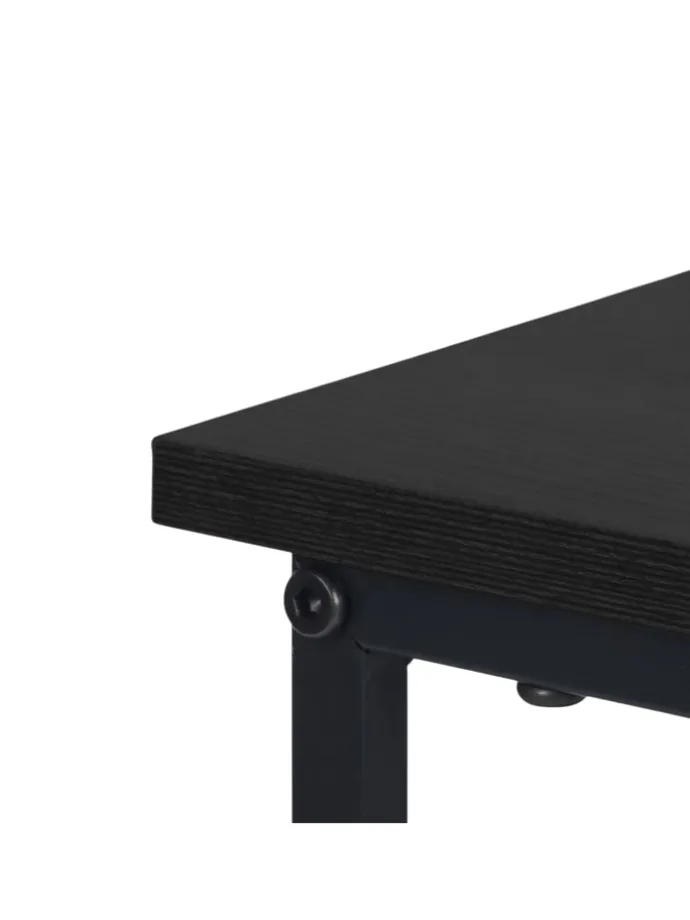 Beistelltisch in Schwarz - (B)40 x (H)60 x (T)30 cm