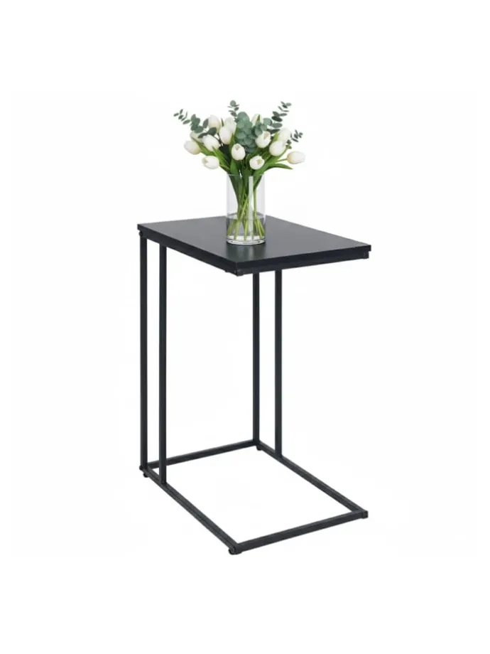 Beistelltisch in Schwarz - (B)50 x (H)64 x (T)35 cm