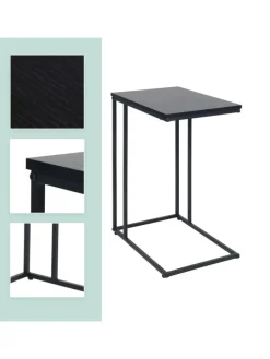 Beistelltisch in Schwarz - (B)50 x (H)64 x (T)35 cm