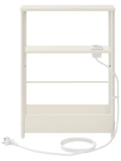 Beistelltisch in Weiß - (B)45 x (H)58 x (T)18 cm