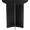Beistelltisch "Oru" in Schwarz - (H)47 x Ø 35 cm