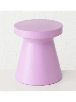 Beistelltisch ''Salvatore'' in Rosa - (H)39,5 x Ø 35 cm