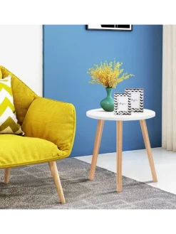 Beistelltisch 40x40x48cm in Weiß