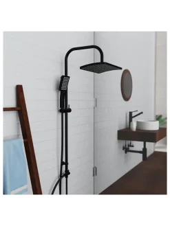 Überkopfbrauseset "Mallorca" in Schwarz