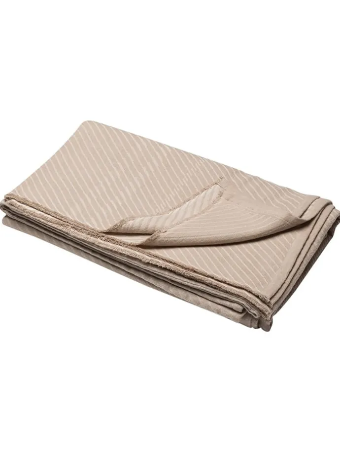 Überwurf "Riva - Diagonale" in Beige