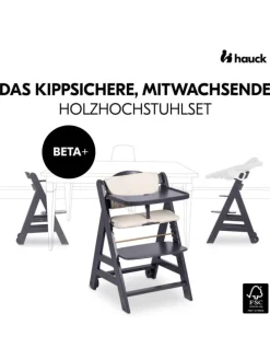 Beta Plus Dark Grey 5-tlg. Newborn Set - in grau