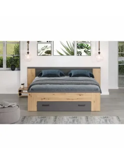 Bett Follow Eiche 230 x 203 cm