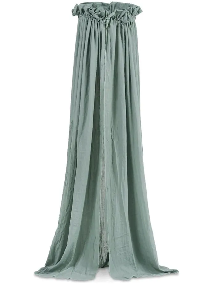 Betthimmel ''Vintage'' in Grün - (L)155 cm