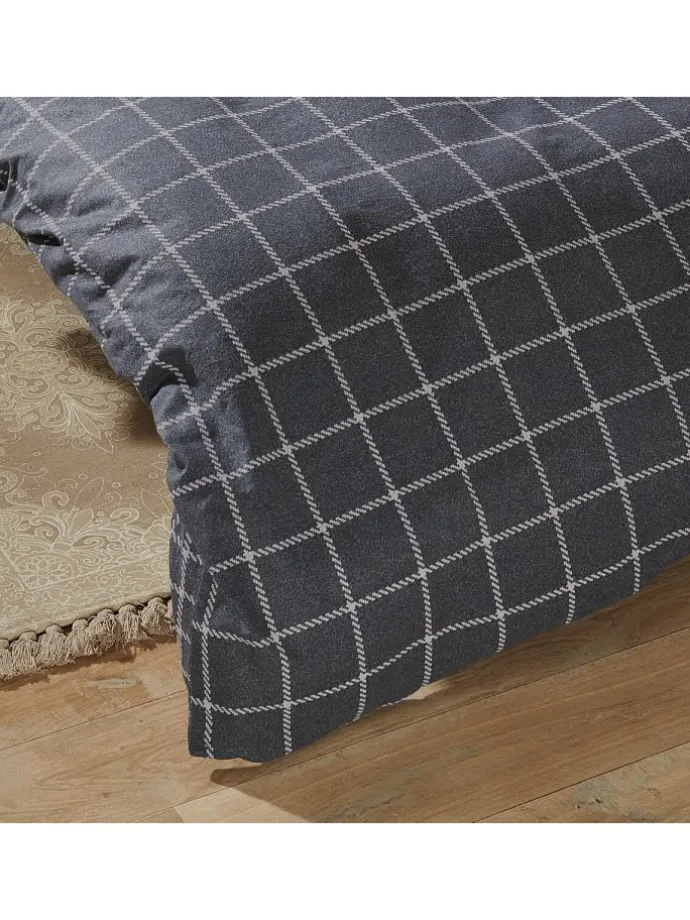 Bettwäsche Oslo Graphit in anthrazit