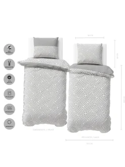 Bettwäsche-Set Biber/Flanell Premium 