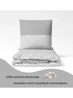 Bettwäsche-Set Biber/Flanell Premium 