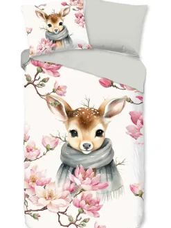 Bettwäsche-Set ''Leone'' in Grau/ Bunt