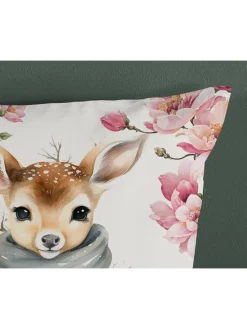 Bettwäsche-Set ''Leone'' in Grau/ Bunt