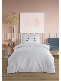 Bettwäsche-Set "Lububu" in Hellgrau