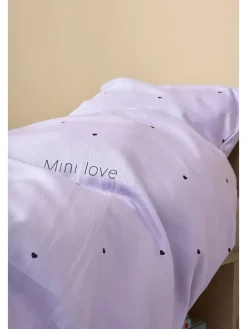 Bettwäsche-Set "Mini Favourite" in Lila - (L)140 x (B)100 cm