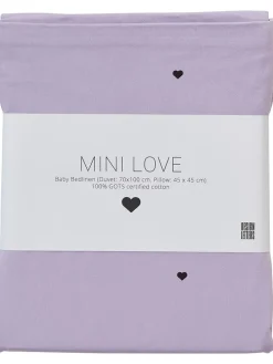 Bettwäsche-Set "Mini Favourite" in Lila - (L)100 x (B)70 cm