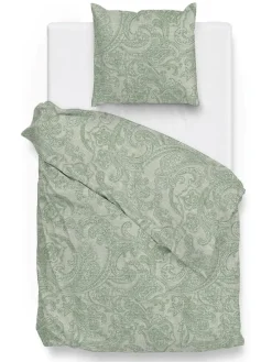 Bettwäsche-Set "Paisley di Lino" in Grün