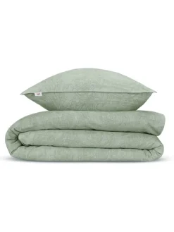 Bettwäsche-Set "Paisley di Lino" in Grün
