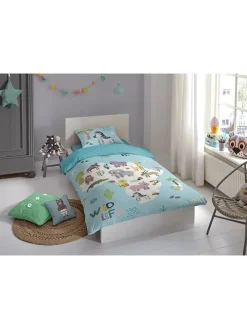 Bettwäsche-Set "Wildlife" in Blau