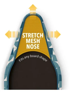 Bügelbrettbezug in Blau - (B)45 x (H)124 x (T)3 cm