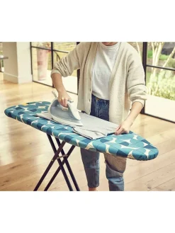 Bügelbrettbezug in Blau - (B)45 x (H)124 x (T)3 cm