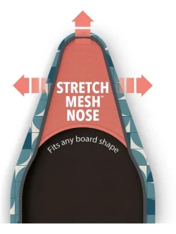 Bügelbrettbezug in Blau - (B)45 x (H)135 x (T)3 cm