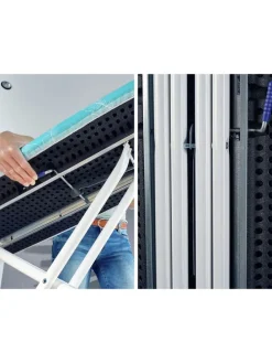 Bügeltisch "Air Board M Compact Plus" in Türkis/ Weiß