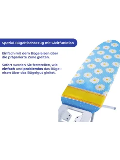 Bügeltischbezug "Maximex" in Hellblau - (L)128 x (B)54 cm