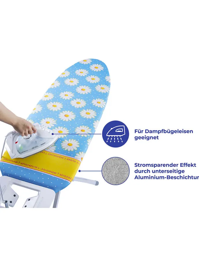 Bügeltischbezug "Maximex" in Hellblau - (L)128 x (B)54 cm