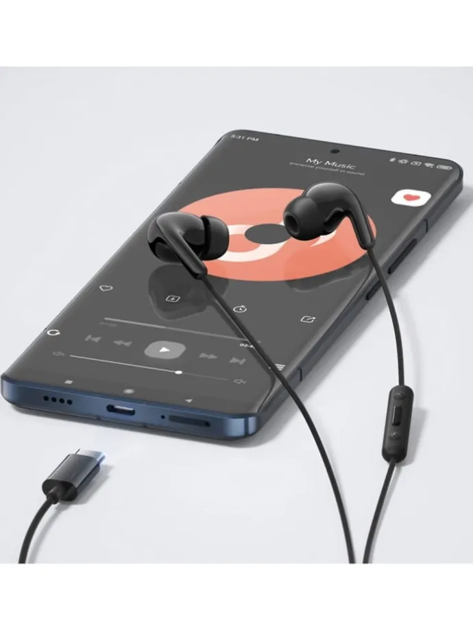 BHR8930GL USB C In Ear Kopfhörer Schwarz