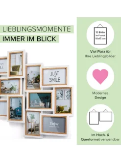 Bilderrahmen Collage BIG in Weiß