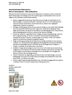 Bilderrahmen Collage PASTELL7 in Grün