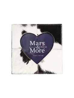 Bilderrahmen in Schwarz/ Weiß - (B)23 x (H)23 cm