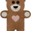 Bio-Körnerkissen "Bär Teddy" in Hellbraun - (L)40 x (B)4 x (H)14 cm