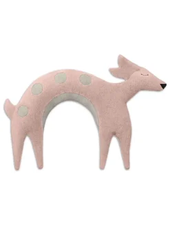 Bio-Wärmekissen "Rehkitz Flora" in Rosa - (L)40 x (B)4 x (H)10 cm