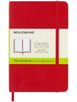 Blanko Notizbuch in Rot - (B)9 x (H)14 cm