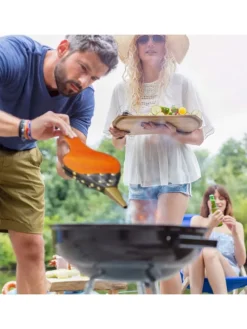 Blasebalg in Braun/ Schwarz