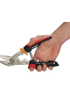 Blechschere "PowerGea" in Schwarz/ Rot