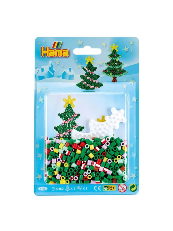 Blister Weihnachten Weihnachtsbaum Midi-Bügelperlen - ab 5 Jahren