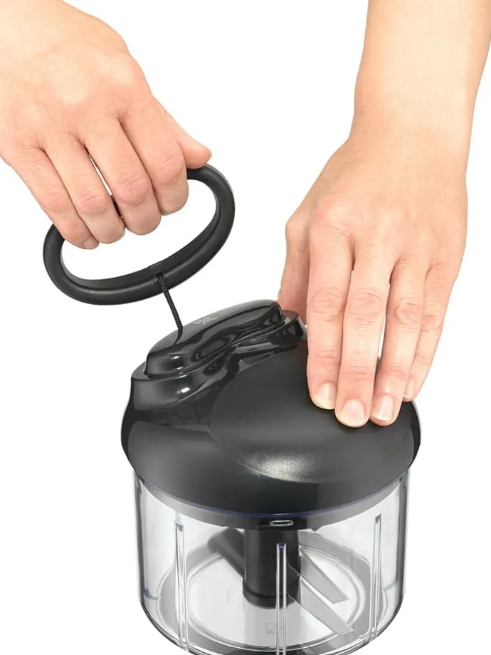 Blitzhacker "Gourmet" in Schwarz - (H)21,5 x 22 cm