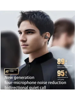 Bluetooth In-Ear-Kopfhörer in Schwarz