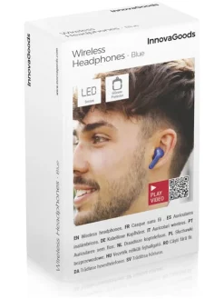 Bluetooth-In-Ear-Kopfhörer in Blau