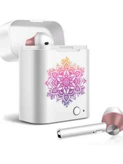 Bluetooth-In-Ear-Kopfhörer in Weiß/ Roségold