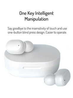 Bluetooth-In-Ear-Kopfhörer in Weiß