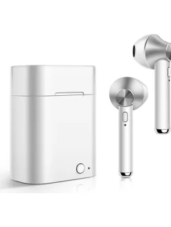Bluetooth-In-Ear-Kopfhörer in Silber