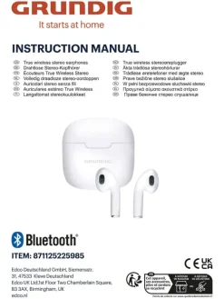 Bluetooth-In-Ear-Kopfhörer in Weiß