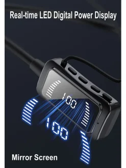 Bluetooth-Kopfhörer mit Nackenbügel in Schwarz